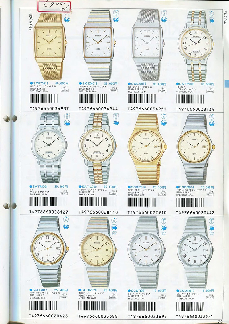 1991 Seiko Catalog Volume 1