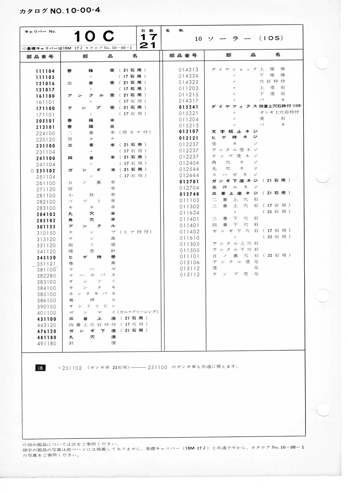 watch movement technical information