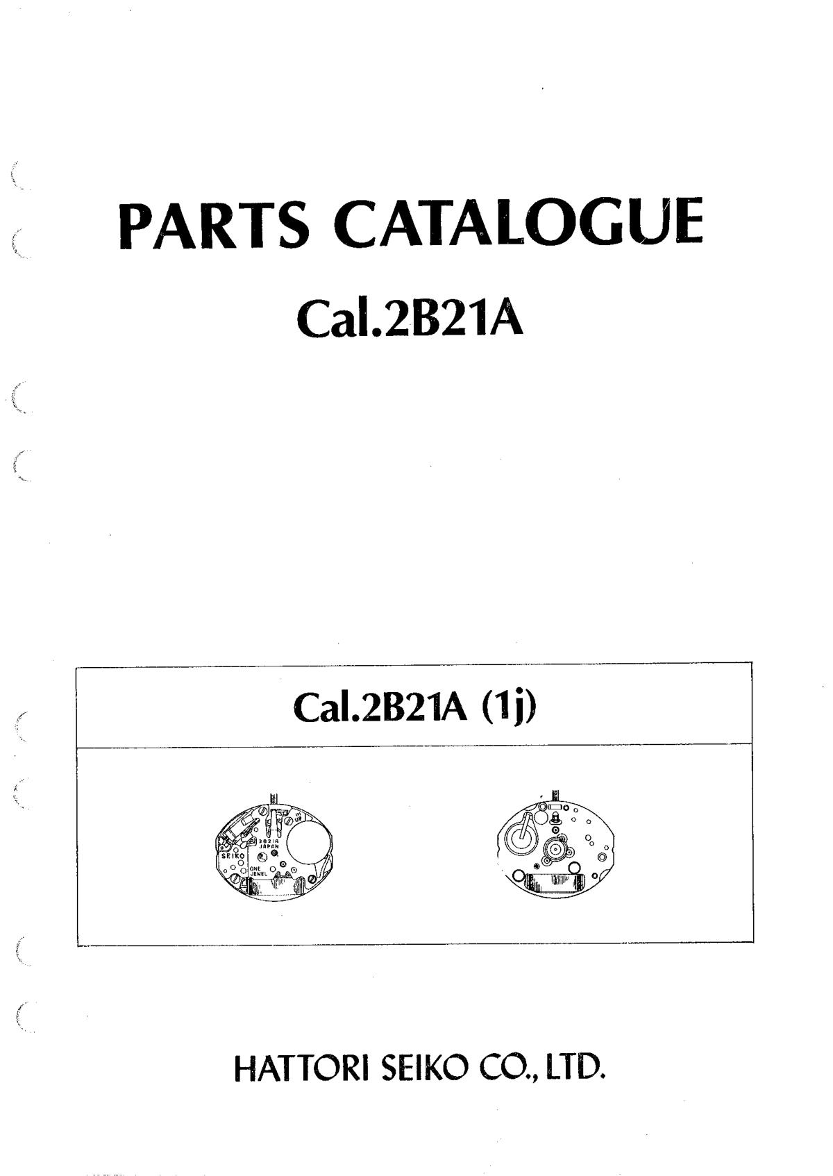 watch movement technical information