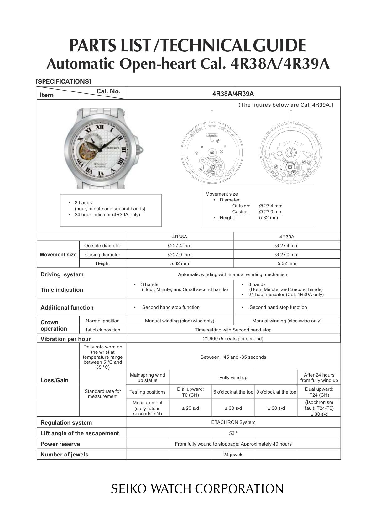 Seiko Caliber 4R39 – The Seiko Guy