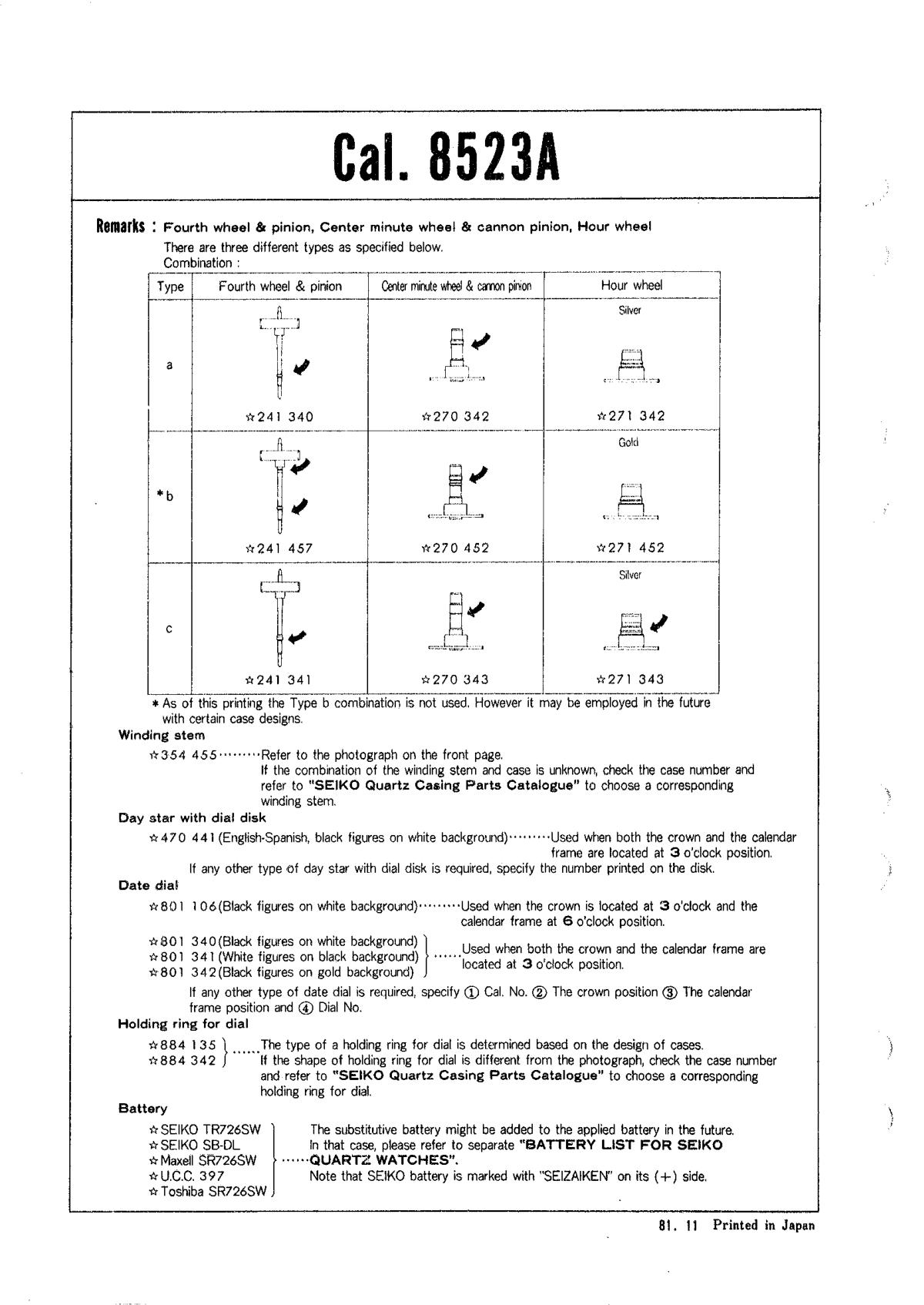 Caliber manual page